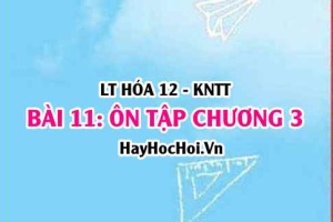 Ôn tập chương 3: Hợp chất chứa Nitrogen? Hóa 12 bài 11 KNTT (Kết nối tri thức)